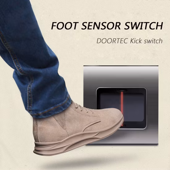 Foot Sensor Kick Switch for Hermetic Sliding Door Hospital & Clean Room-PT03-B