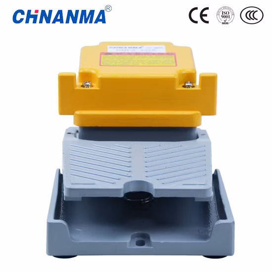Factory Wholesale Pedal Foot Switch Double Waterproof Metal Industrial Foot Switch